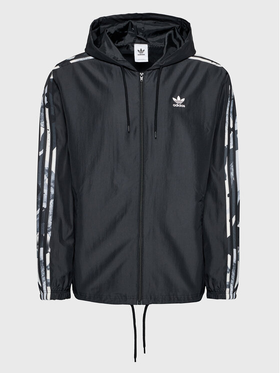 adidas adidas Geacă Camo Series HK5139 Negru Relaxed Fit