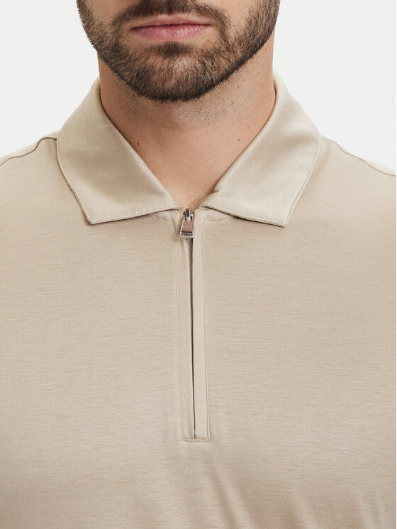 BOSS BOSS Polo H-Paras 50537955 Beżowy jasny Regular Fit