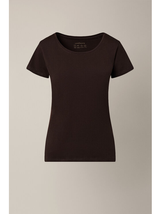 Lancerto Lancerto T-Shirt Arlena TS073226000020 Brązowy Regular Fit
