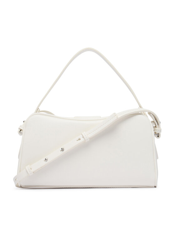 Calvin Klein Calvin Klein Geantă Emblem Trio Top Handle Camera Ba LV04F3370G Alb