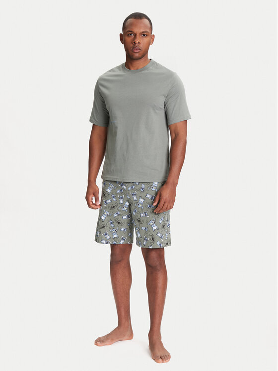 United Colors Of Benetton United Colors Of Benetton T-shirt 30964M01W Siva Regular Fit