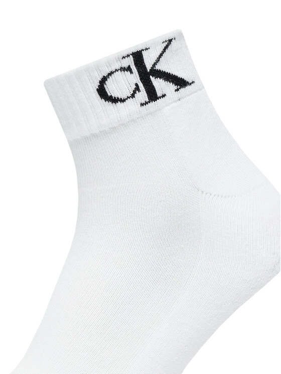 Calvin Klein Jeans Calvin Klein Jeans Комплект 2 чифта къси чорапи мъжки 701228805 Бял