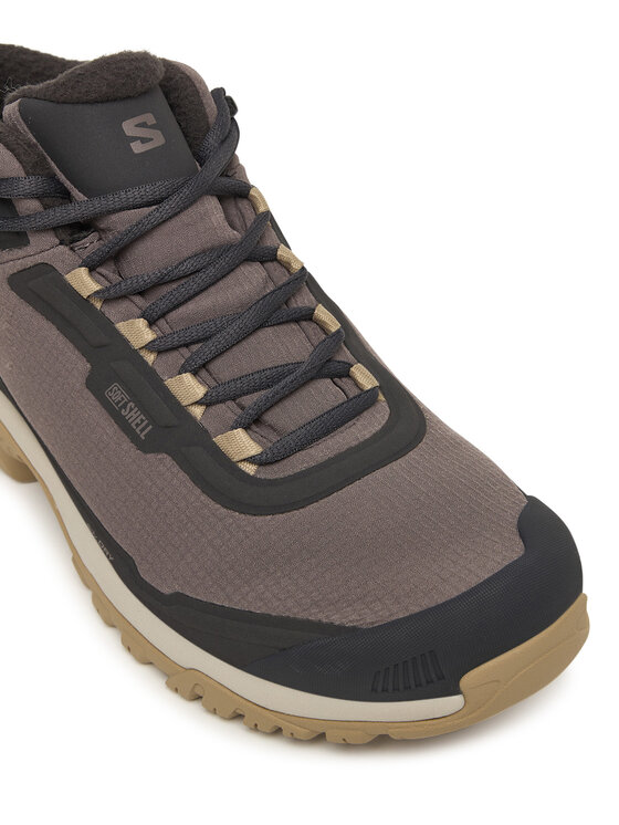 Salomon Salomon Trekking čevlji Shelter Waterproof L47855200 Rjava