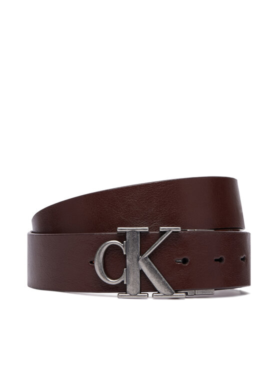 Calvin Klein Curea Ck Buckle Tumbled 35Mm Adj/Rev LV04D7049G Maro