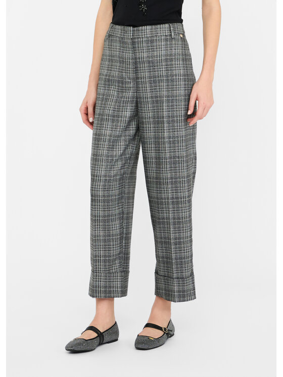 Liu Jo Liu Jo Pantaloni di tessuto CF5256T073AM9847 Grigio Regular Fit