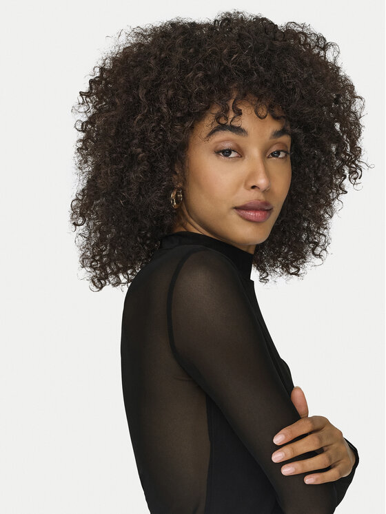 ONLY ONLY Bluză Erica 15141298 Negru Regular Fit