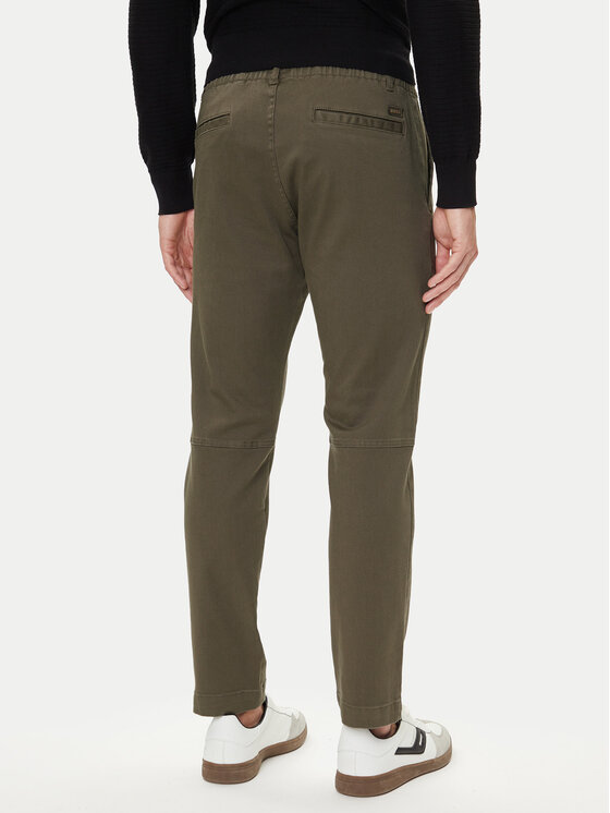 BOSS BOSS Chino kalhoty Sanderson-L-2 50542986 Khaki Regular Fit