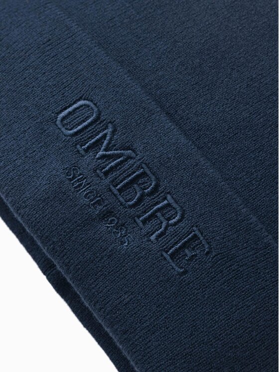 Ombre Ombre Czapka OM-ACWH-0120 Granatowy