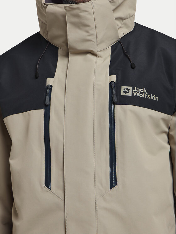 Jack Wolfskin Jack Wolfskin Pohodna jakna Jasper 2l 1108373 Siva Regular Fit