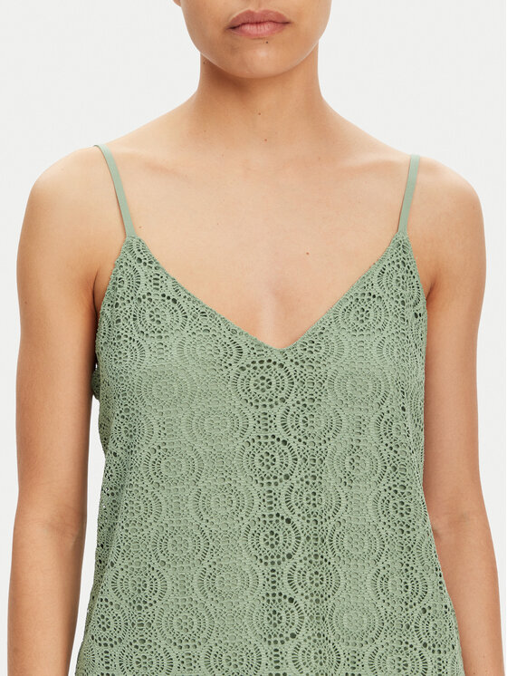 Vero Moda Vero Moda Top Maya 10325031 Zielony Regular Fit