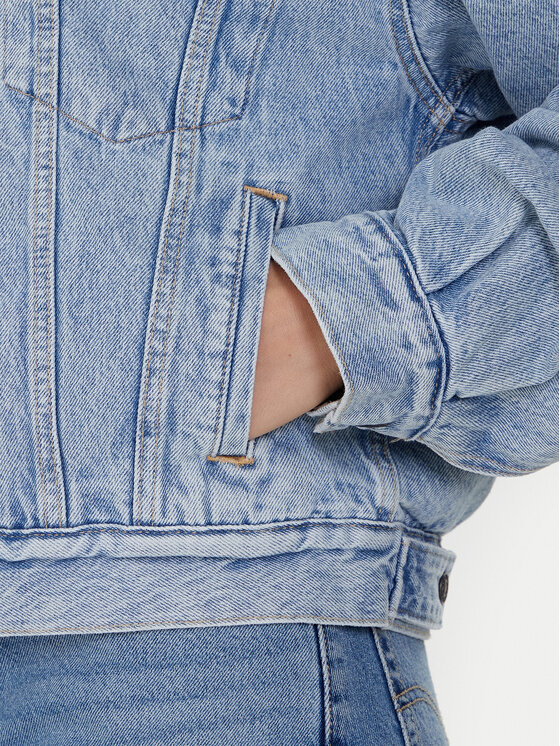Levi's® Levi's® Дънково яке Sherpa Trucker 90's A4435-0010 Син Loose Fit