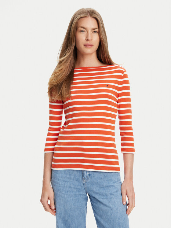 Tommy Hilfiger Tommy Hilfiger Halenka New Cody WW0WW40589 Oranžová Slim Fit
