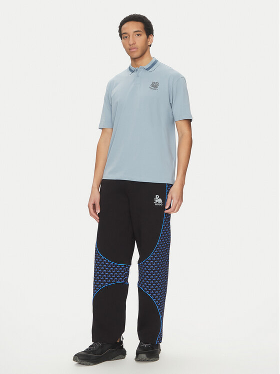 HUGO HUGO Polokošile Dodac_RB 50542748 Modrá Regular Fit