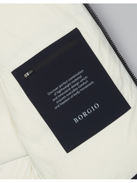 Borgio Borgio Kurtka zimowa boccioleto Granatowy Slim Fit