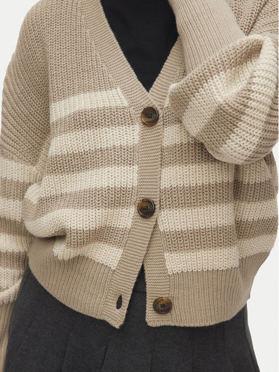 Vero Moda Vero Moda Kardigan Lea 10249632 Béžová Regular Fit