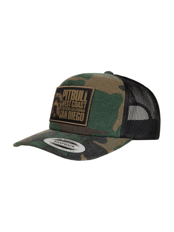 PITBULL PITBULL Czapka z daszkiem Trucker Blood Dog Zielony
