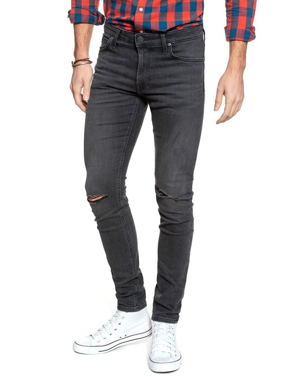 Lee Lee Jeansy MALONE Szary Skinny Fit