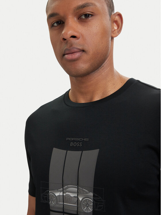BOSS BOSS Футболка PS Spirit70 Grx 50559811 Чорний Regular Fit