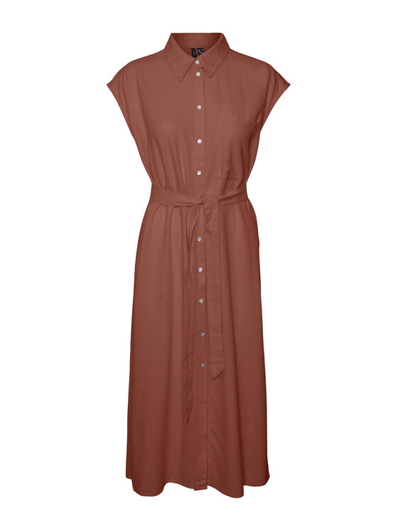 Vero Moda Vero Moda Сукня-сорочка Mymilo 10282532 Червоний Regular Fit