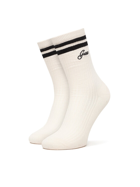 Guess Guess Lange Socken V5RZ04 Z3LH0 Écru
