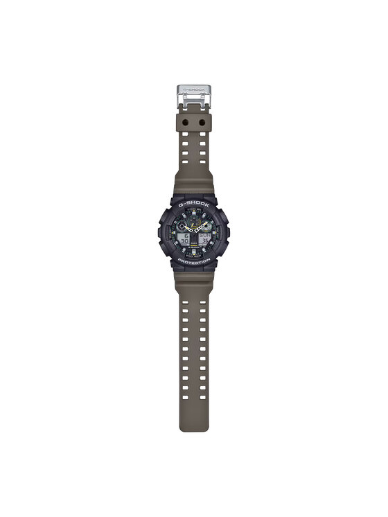 Casio Casio Hodinky GA-100TU-1A3ER Hnedá