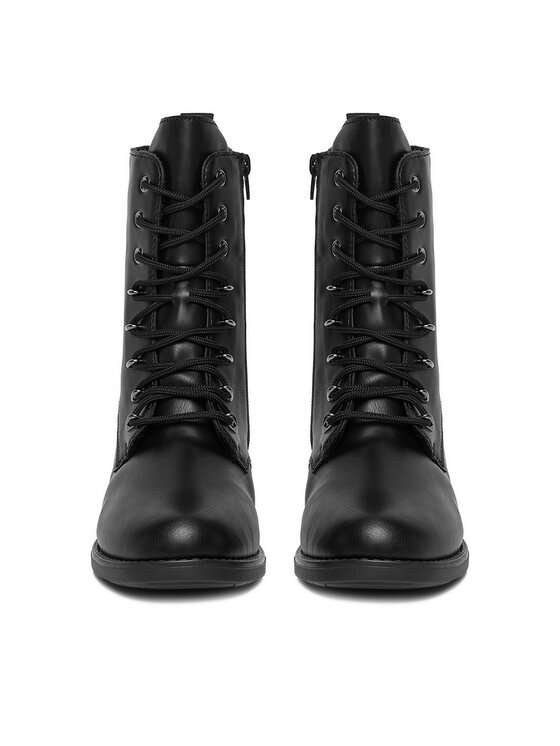 Rieker Rieker Schnürschuhe 75430-00 Schwarz