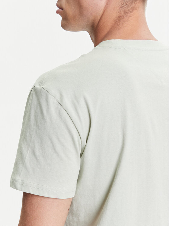 Tommy Jeans Tommy Jeans Тишърт Dna Flag DM0DM21941 Зелен Regular Fit