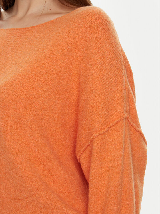 American Vintage American Vintage Pullover Damsville DAM225H24 Orange Loose Fit