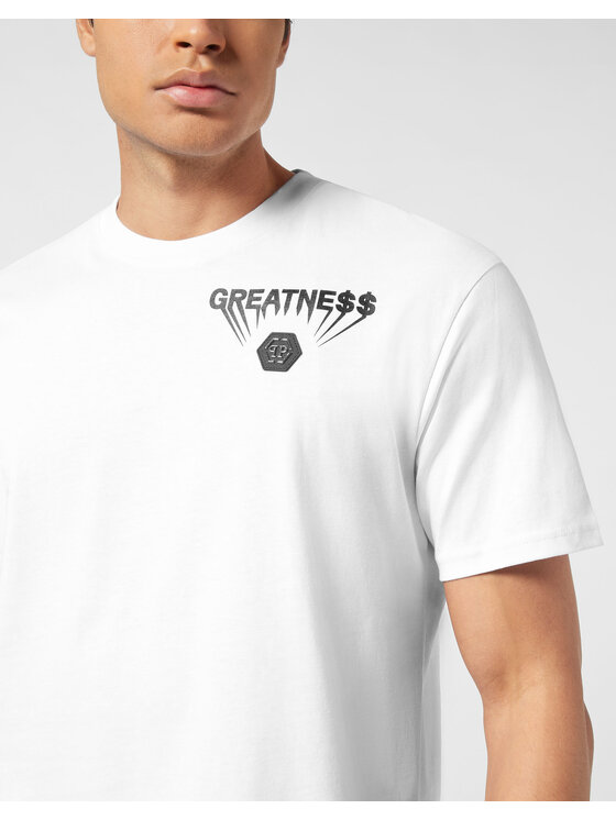 PHILIPP PLEIN PHILIPP PLEIN T-shirt 26261 Bianco Regular Fit