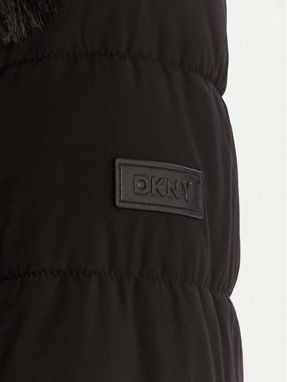 DKNY DKNY Geacă de iarnă DLEMPU15 Negru Regular Fit