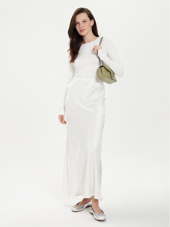 Gina Tricot Gina Tricot Majica 21324 Bijela Slim Fit