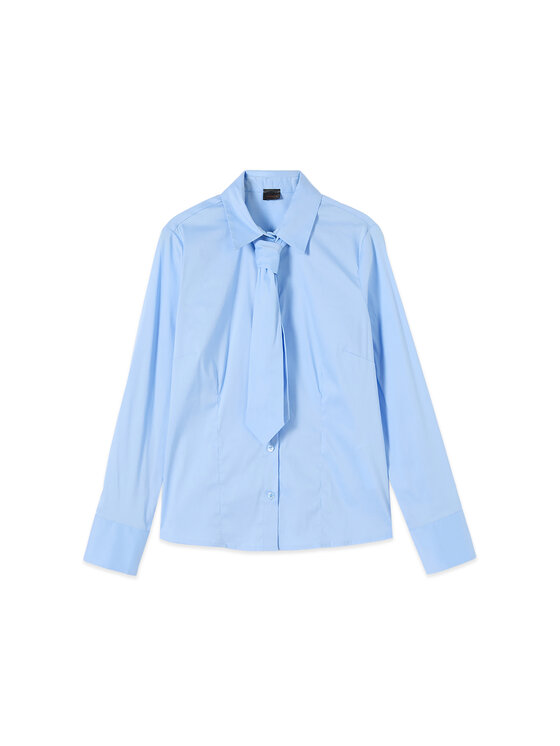 Oltre Oltre Koszula 500AR003340N004 Turkusowy Regular Fit