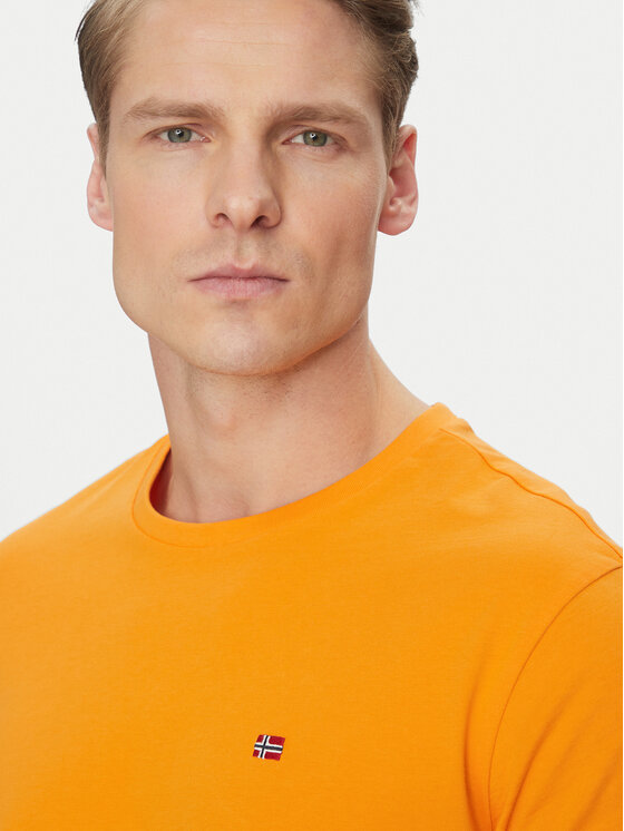 Napapijri Napapijri T-shirt Salis NP0A4H8D Narančasta Regular Fit