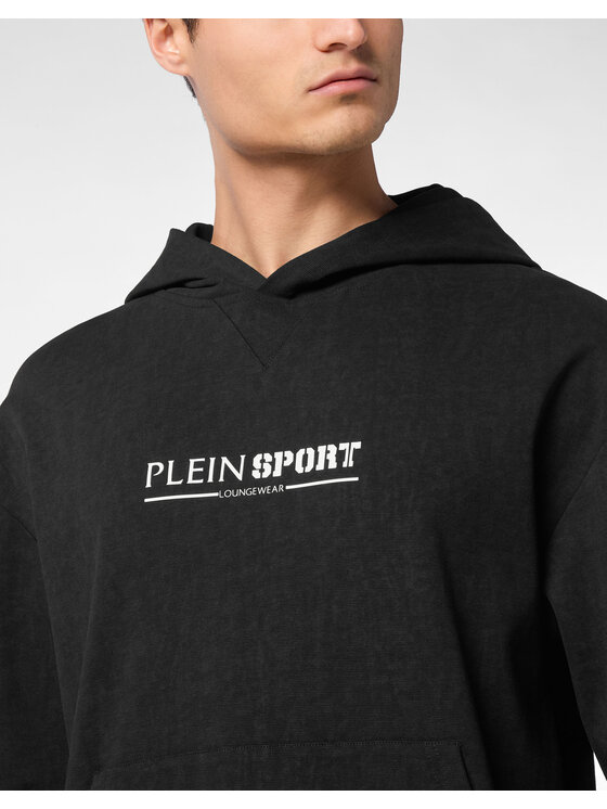 Plein Sport Plein Sport Bluza 24425 Czarny Regular Fit