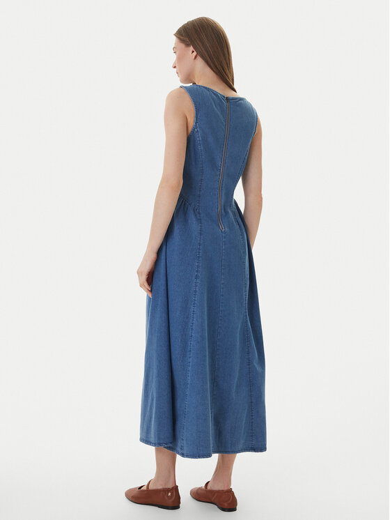 Vero Moda Vero Moda Sukienka jeansowa Kiara 10346411 Niebieski Regular Fit