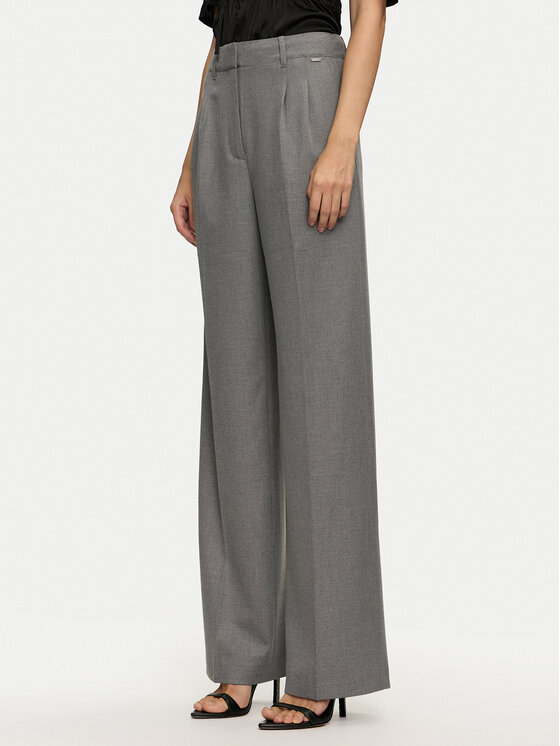 Guess Guess Pantaloni di tessuto W4BB02 WGIF2 Grigio Relaxed Fit
