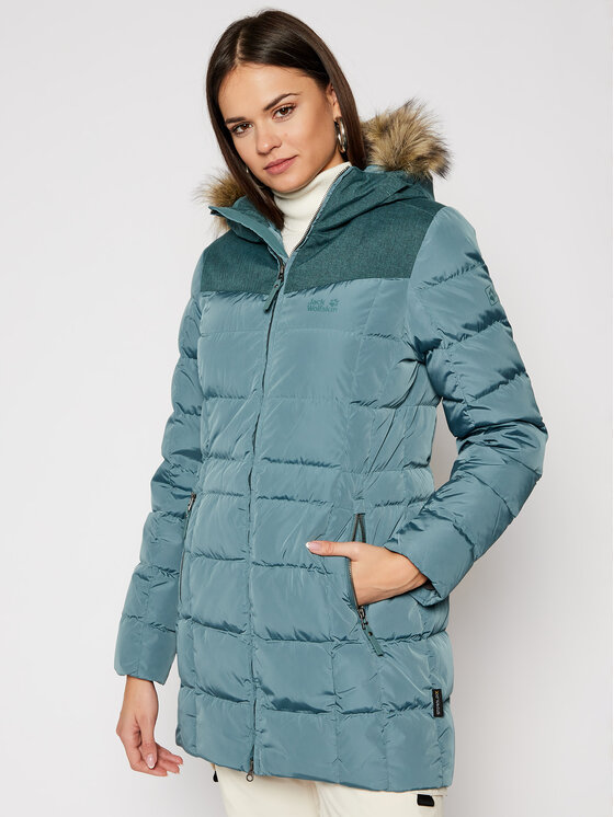 Jack Wolfskin Jack Wolfskin Pūkinė striukė Baffin Island 1203332 Mėlyna Regular Fit