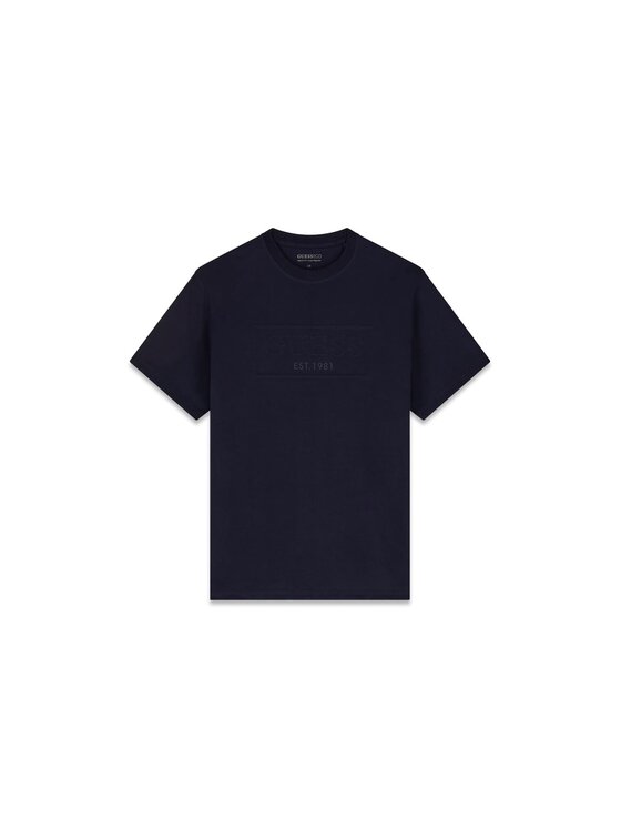Guess Guess T-Shirt 183984 Modrá Classic Fit