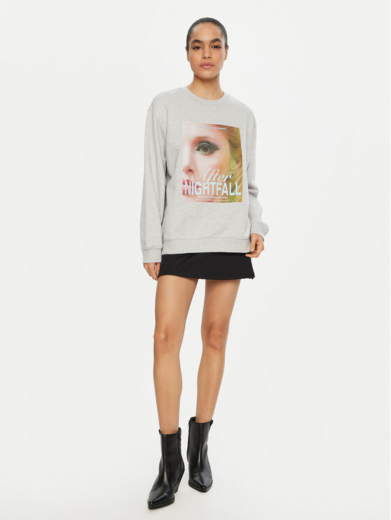 HUGO HUGO Bluza Classic 50534260 Szary Oversize