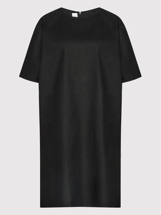 Makia Makia Haljina za svaki dan Saari W75045 Crna Relaxed Fit