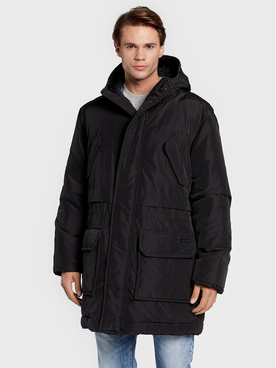 Trussardi Zimné bundy 52S00745 Čierna Regular Fit