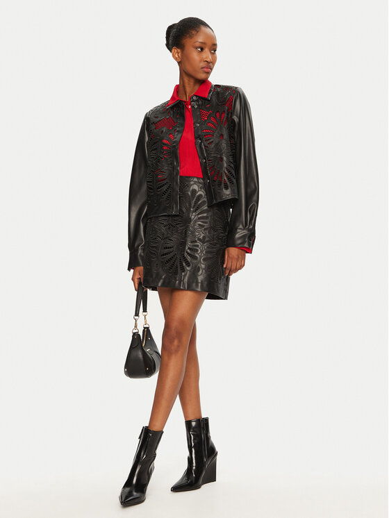 Vero Moda Vero Moda Marškiniai Rocky 10330114 Juoda Loose Fit