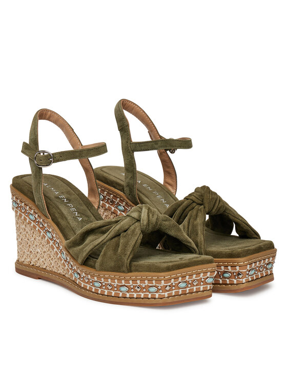 Alma En Pena Alma En Pena Espadrillid V251220 Khakivärviline