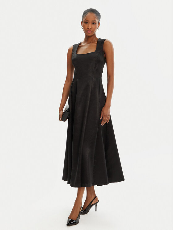 Rinascimento Rinascimento Rochie cocktail CFC0122458003 Negru Regular Fit