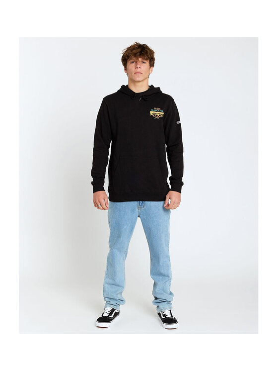 Rip Curl Rip Curl Bluza Meo Rip Curl Pro Hood Czarny Loose Fit