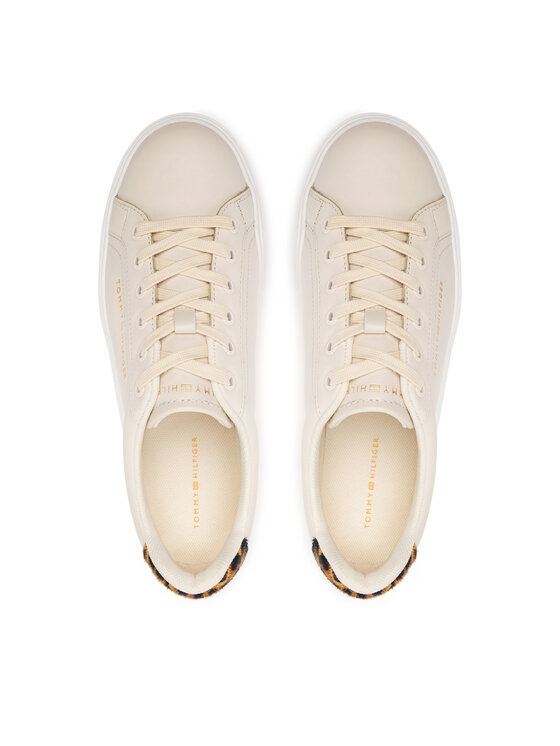 Tommy Hilfiger Tommy Hilfiger Αθλητικά Th Feminine Platform Cheetah FW0FW09693 Ανοιχτό μπεζ