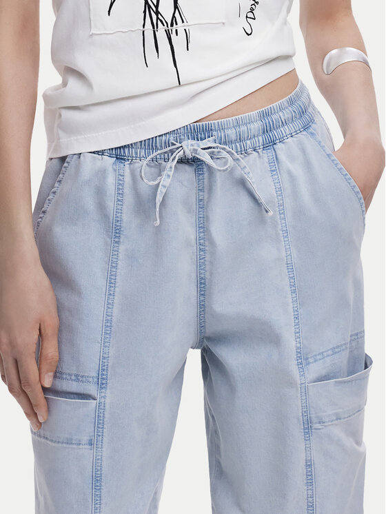 Desigual Desigual Jeans Georgia 25SWDD42 Blau Loose Fit