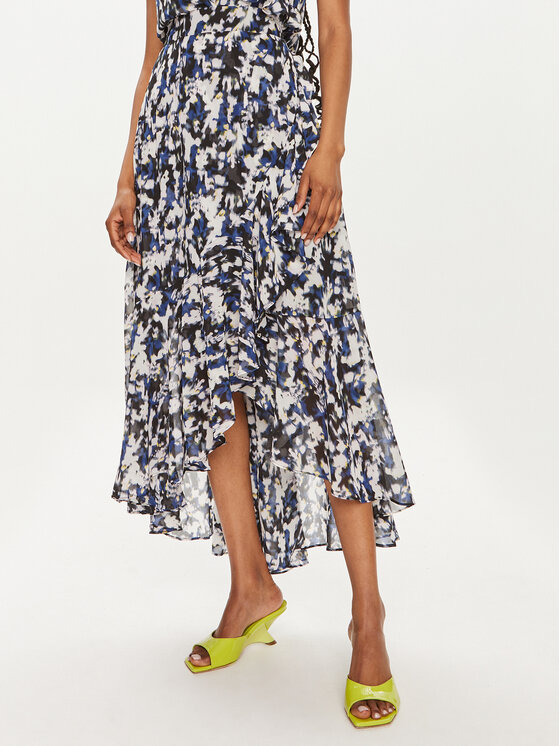 Morgan Morgan Maxi sukně 241-JDOLY1 Tmavomodrá Regular Fit