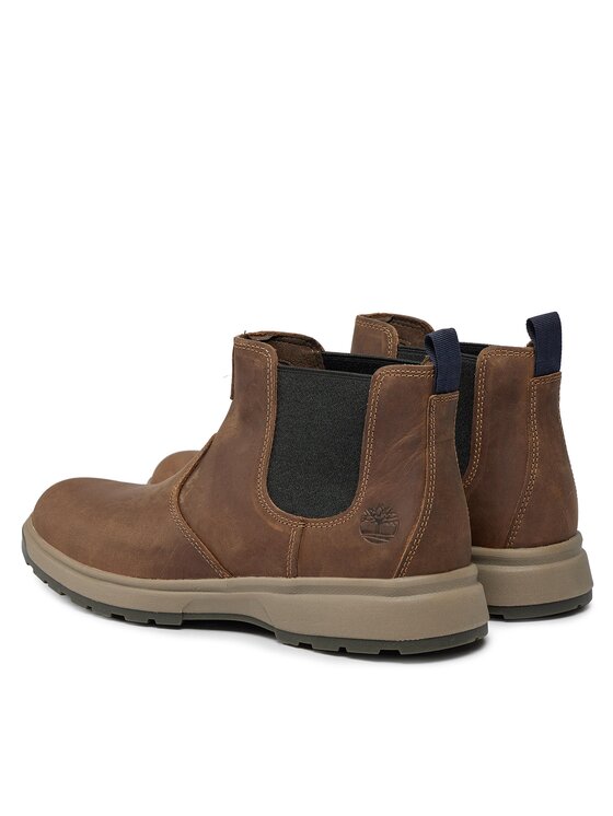 Timberland Timberland Sztyblety Atwells Ave Chelsea TB0A5R8Z2541 Brązowy