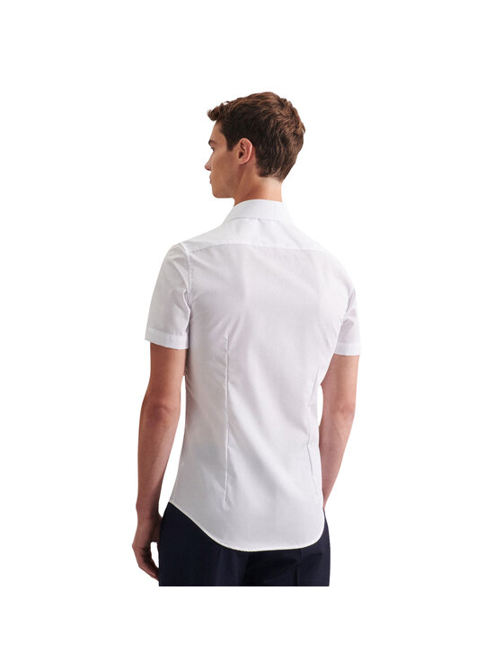 Seidensticker Seidensticker Koszula LT6088 Biały Short Fit